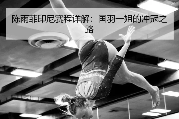 陈雨菲印尼赛程详解：国羽一姐的冲冠之路